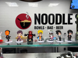 Noodle Station Bowls, Bao Beer inside