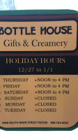 Bottle House Gifts And Creamery outside