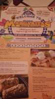 Margaritas Mexican menu