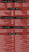 Zen Ramen Sushi inside