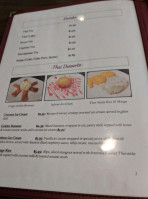 Siamese Basil Thai menu