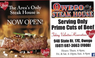 Owego Steak House food