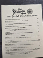 Pig Whistle Inn menu