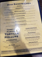 Torey's Restaurant Bar menu