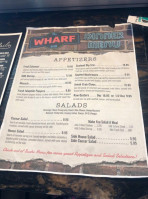 The Wharf 850 menu