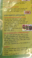 Taqueria Don Chepe menu