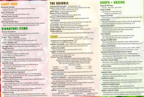 The Serving Spoon menu