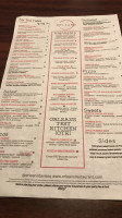 Orleans Restaurant Bar menu