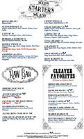 Cleaver- Butchered Meats, Seafood Classic Cocktails menu