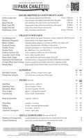 Beach Chalet Brewery menu