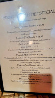 Sebastiani's Italian Bistro menu