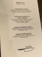 Knife Steakhouse inside