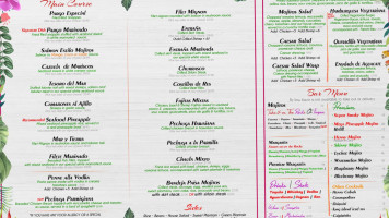 Mojitos Restaurant Bar menu