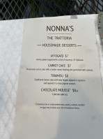Nonna's The Trattoria menu