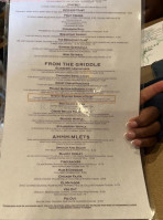 Reveille Cafe menu