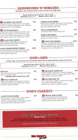 Don Cherry's Sports Grill menu
