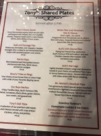 Tony's Deli menu