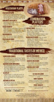 El Aztecas Mexican menu
