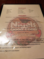 Nigel's Good Food menu