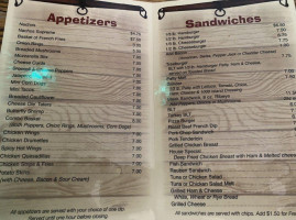 Whiffletree Tavern menu