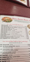 Pho Thang menu