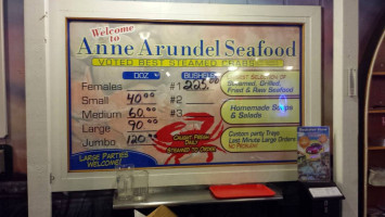 Anne Arundel Seafood outside