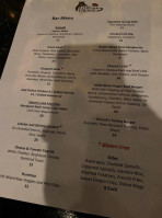 The Leopard Lounge and The Chesterfield menu
