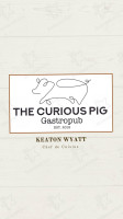 The Curious Pig menu