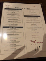 The Corner Bistro menu