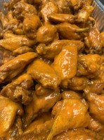 Golden Flame Hot Wings food