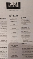 The Parlor Pizzeria menu