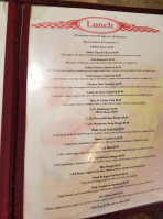 Mary B's Diner menu