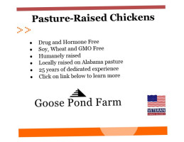 Goose Pond Farm food