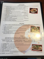 Pacific Rim Cafe menu