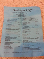 Thai Mini Café Llc menu