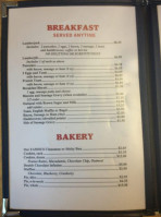 The Berry Patch Bakery menu