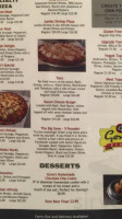 Geno's Pizza menu