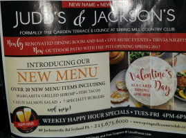 Judd's And Jackson's At Spring Mill food