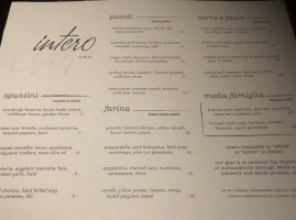 Intero menu