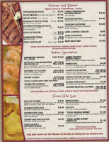 Frank & Linda's Diner menu