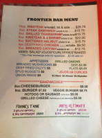 Frontier menu