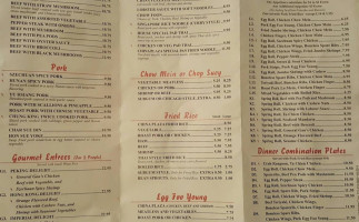 China Plaza menu