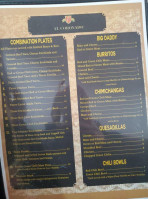 El Coronado menu