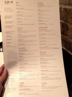 Cava Mezze- Rockville menu