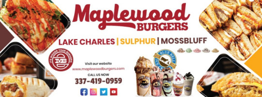 Maplewood Burgers Moss Bluff food