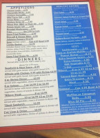 Northside Cafe menu