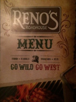 Reno's Roadhouse food