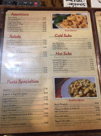 Niki's Italian Bistro menu
