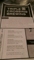 Triple Crossing Beer Fulton menu