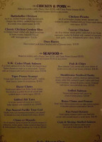 Barney Prine's Steakhouse Saloon menu